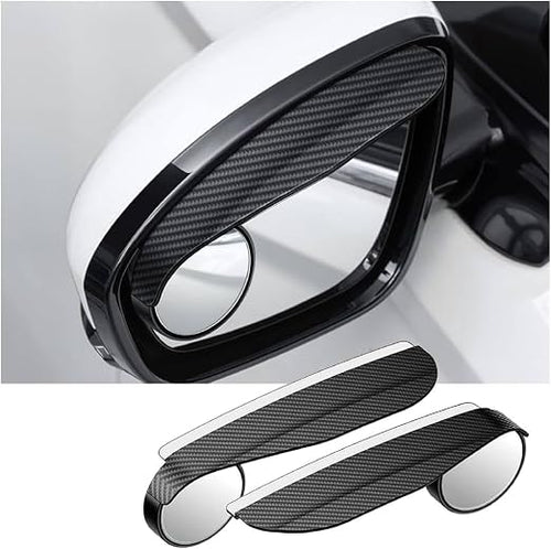 2 in 1 Car Blind Spot Mirror with Rain Visor
